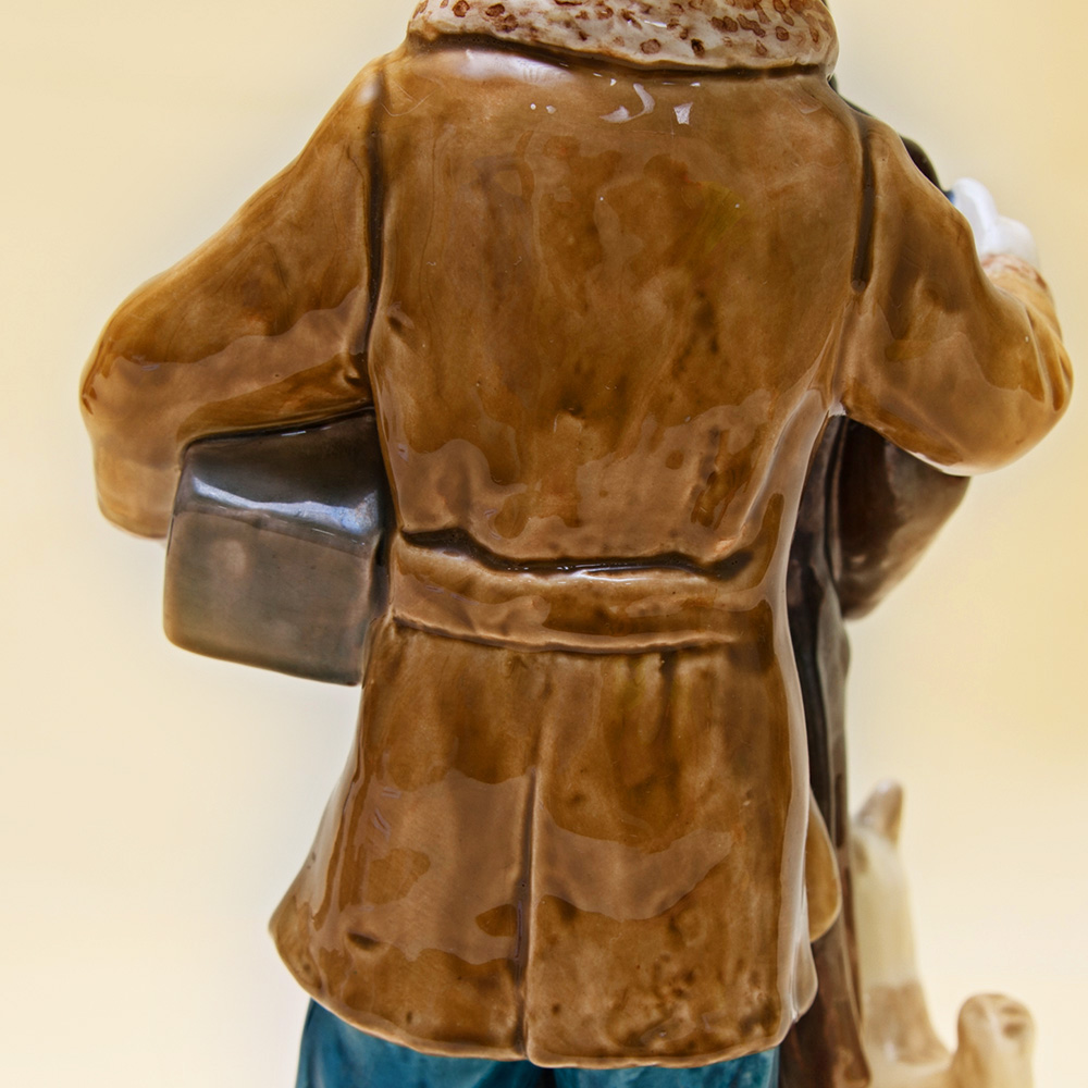 Большая Коллекционная статуэтка «Друзья птиц», Фаянс ЗиК Конаково, СССР - 1955 год.