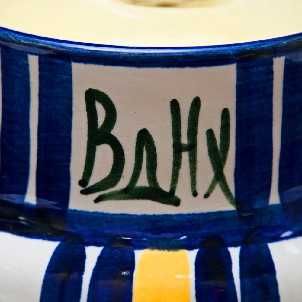 Фаянсовая Агитационная Банка с крышкой - Емкость «30 лет ВДНХ» ЗиК Конаково -1969 год.