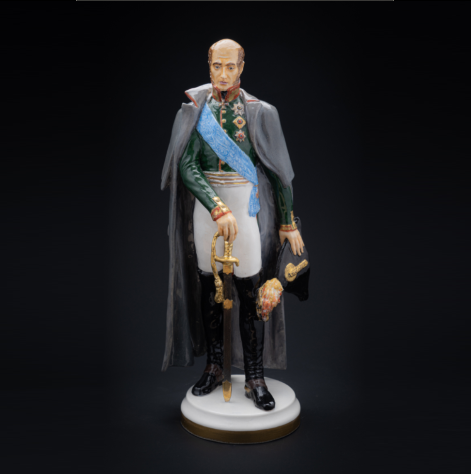 Коллекционная Авторская Статуэтка «Генералы Отечественной Войны 1812 года - Барклай де Толли М.Б.», фарфор, Россия.