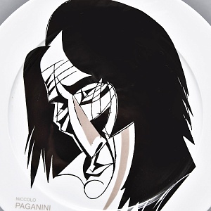 Большое Авторское Настенное Блюдо - Тарелка «Niccolò Paganini», Rosenthal Studio Line, Германия -2000 год. 