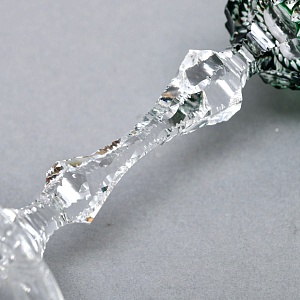 Антикварный Коллекционный Хрустальный Бокал для вина Knittel FAKIRIS, Германия 30 гг.