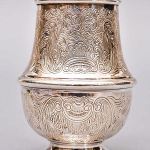 Винтажная Металлическая Баночка - Емкость - Флакон для сахарной пудры, Silverplated Англия 50гг.