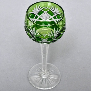 Два Бокала «Тет-а-Тет» серия «Jise» Цветной Хрусталь, Kunsthandwerk Bodenmais Германия, 60 гг.