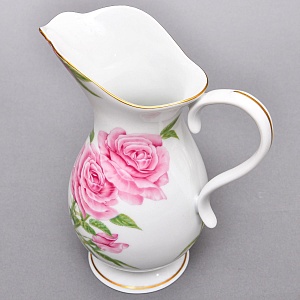 Винтажный Фарфоровый Кувшин «Роза Живанши», Franklin Porcelain США - 1986 год.