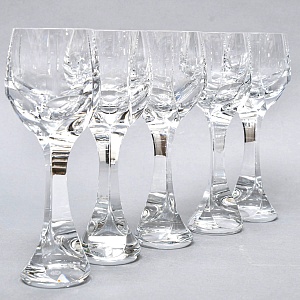 Редкость! Хрустальные Бокалы - Фужеры для Вина серия «Neptune», BACCARAT, Франция, 80 -гг. 