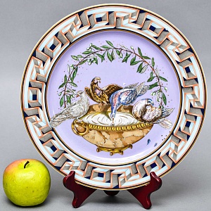 Коллекционная Тарелка - Блюдо «Мир и Благополучие» Фарфор, VERSACE, Rosenthal Германия -1997 год. 