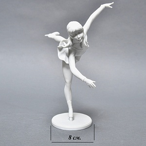 Редкая! Статуэтка «Фигуристка - Танец на льду», Бисквитный фарфор Kaiser, Германия -1979 год.