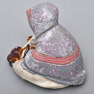 Коллекционная Фарфоровая статуэтка «Мальчик - продавец рыбы» серия Грес, Lladro Испания.