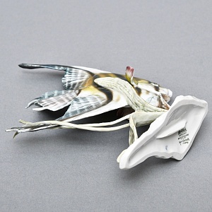 Коллекционная статуэтка «РЫБКА. Плывущая Скалярия», Фарфор ROSENTHAL Германия - 1938 год.