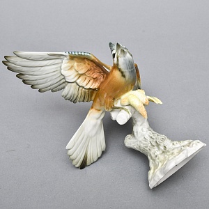Коллекционная Фарфоровая статуэтка «Птица. Взлетающая Сойка», Hutschenreuther Германия.