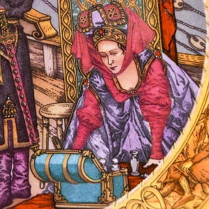 Тарелка - Блюдо «Оперы Рихарда Вагнера. Тристан и Изольда», Фарфор Hutschenreuther Германия. 