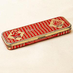 Редкость! Пионерский Сервировочный Набор для Завтрака «Нож и Вилка», металл нержавейка, МИНПРОМ СССР - 1956 год