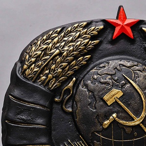 Редкость! Большой Уличный Чугунный Кронштейн - Флагшток - Держатель Флага, СССР - 50 гг. 