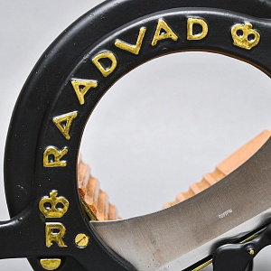 Винтажная Ручная Механическая Хлеборезка - Слайсер - Нож, RAADVAD Дания, середина ХХ века.