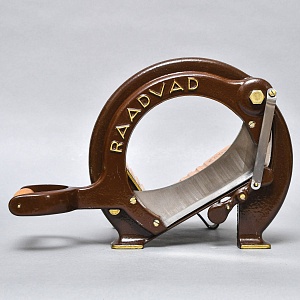 Редкость! Старинная Ручная Механическая Хлеборезка - Слайсер - Нож, RAADVAD Дания, середина ХХ века.