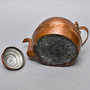 Винтажный Медный Чайник на 2.3 литра, Франция, середина ХХ века. 