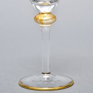 Редкость! Хрустальные Рюмки серии «Золотой Фазан», JOSEPHINENHUTTE, Германия -50 гг.