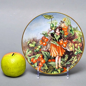 Коллекционная Фарфоровая Тарелка - Блюдо «Фея Бузины», Wedgwood Англия - 1989 год.