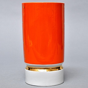 Агитационная Коллекционная Фарфоровая Ваза «ВЛКСМ», Барановский ФЗ СССР -1978 год. 