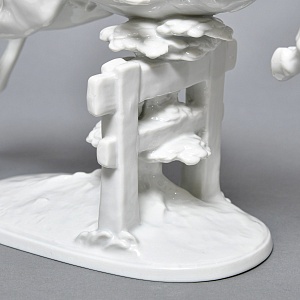 Коллекционная Фарфоровая статуэтка «Наездница. Женский Конкур», ROSENTHAL Германия, 1938 - 1948 годы.