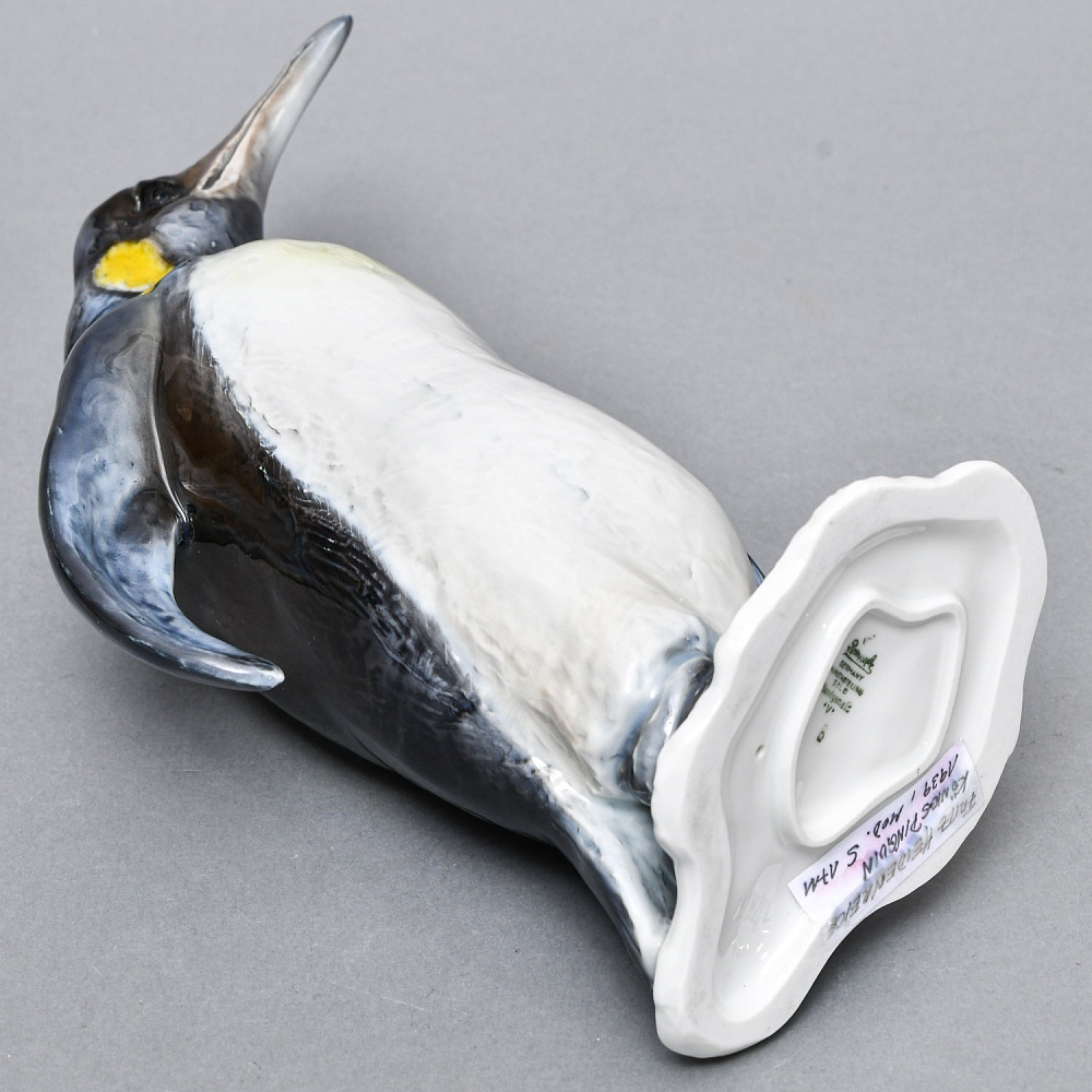 Авторские Парные Фарфоровые статуэтки «Королевские Пингвины», Rosenthal Германия - 1939 год.  