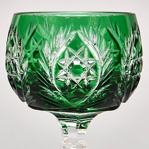 Редкость! Хрустальные Рюмки 4-е штуки серия «FLIRT», Knittel FAKIRIS Германия, 60 -е годы ХХ века.