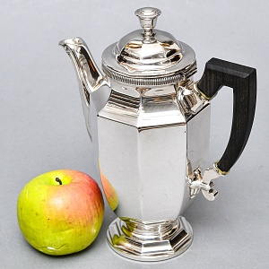 Винтажный Металлический Кофейник - Чайник на 1 л. Silverplated, Christofle Франция. 