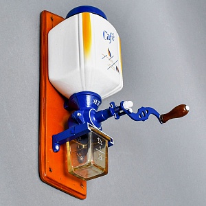 Редкая! Фарфоровая Настенная Ручная Механическая Кофемолка Hard Trep, Голландия.