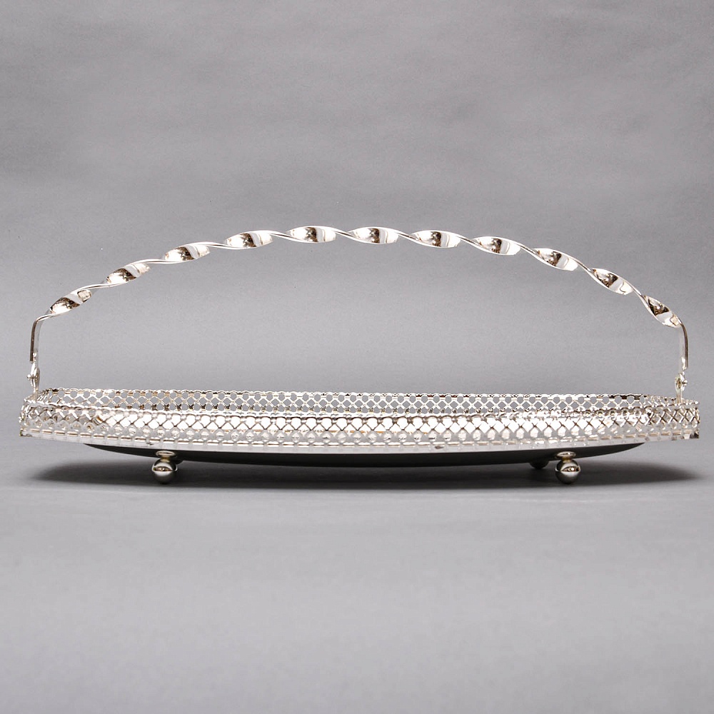 Винтажная Сухарница - Конфетница - Фруктовница, Метал Silverplate, Sheffield Англия, 70-е гг.