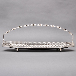 Винтажная Сухарница - Конфетница - Фруктовница, Метал Silverplate, Sheffield Англия, 70-е гг.