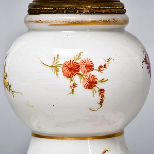 Старинная Керосиновая Фарфоровая Лампа MATADOR Ludwigsburg Германия, начало ХХ века.