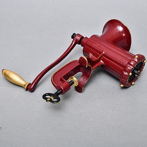 Старинная Ручная Механическая Мясорубка «SYSTEM AMERIC», США первая половина ХХ века.