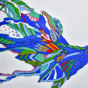 Декоративный комплект - Две Вазы и Блюдо из коллекции TASCA, Фарфор Rosenthal Германия, 80-е годы.