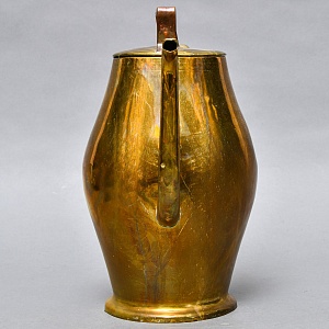 Антикварный Латунный Кофейник - Чайник - Кувшин на 4,5 литра, Франция начало ХХ века.