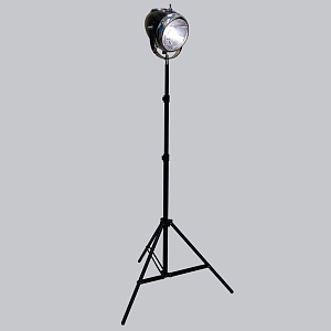 Дизайнерская Электрическая Лампа - Торшер - Светильник «Фара Мотоцикла ИЖ - СССР».