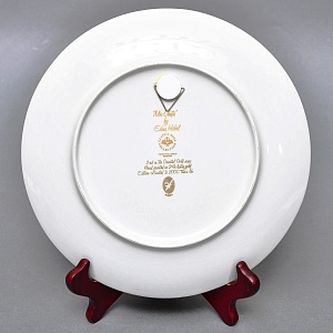 Авторская Фарфоровая тарелка - блюдо «Мистер Обата» Silver, Rosenthal Германия, 1974 - 1982 год. 