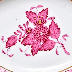 Небольшая Фарфоровая пепельница - мелочевница «APPONYI PURPUR», HEREND Венгрия. 