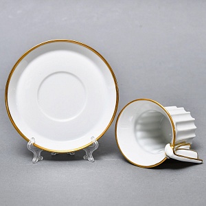  Фарфоровый Кофейный сервиз тет-а-тет «Греческие колонны» 8 предметов, Furstenberg Германия.