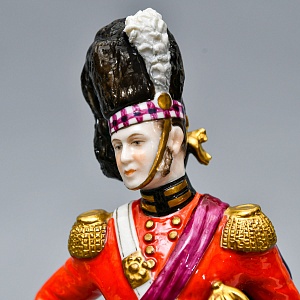 Редкая!!! Фарфоровая Cтатуэтка «Солдаты Британской Армии. 92-й пехотный полк», RUDOLF KAMMER Германия. 