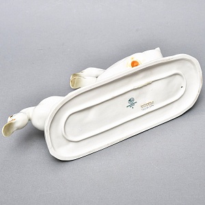 Большая Коллекционная Фарфоровая статуэтка «Три белые утки», Hutschenreuther Германия.