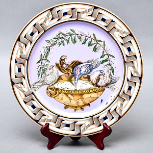 Коллекционная Тарелка - Блюдо «Мир и Благополучие» Фарфор, VERSACE, Rosenthal Германия -1997 год. 