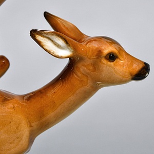 Коллекционная Фарфоровая статуэтка «Охота. Бегущие косули», Hutschenreuther Германия.