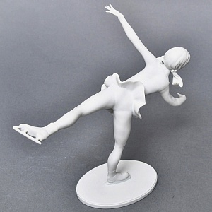 Редкая! Статуэтка «Фигуристка - Танец на льду», Бисквитный фарфор Kaiser, Германия -1979 год.