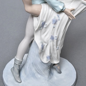 Коллекционная Фарфоровая статуэтка «Балетная пара. Танец», Nao by Lladro Испания, 80-е гг.