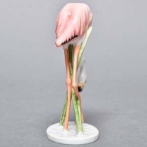 Коллекционная Фарфоровая статуэтка «Птица. Фламинго», ROSENTHAL Германия, середина ХХ века. 