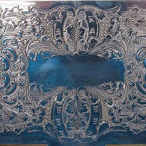 Винтажная Настольная Сигаретница - Портсигар, Металл Silverplate, SHEFFIELD Англия середина ХХ века.