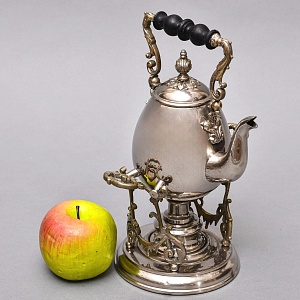 Небольшая Бульотка - Чайник - Запарник, Металл Silverplated, Англия, первая половина ХХ века. 