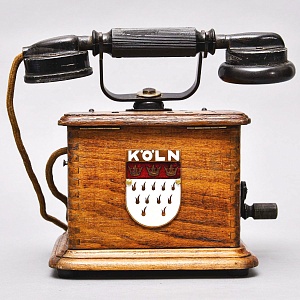 Антикварный Настольный Телефонный аппарат - Телефон «La Telephone Prive», Франция -1918 год.
