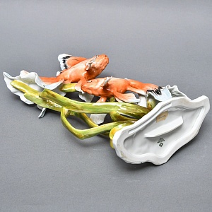 Коллекционная Фарфоровая статуэтка «Две золотые рыбки», ROSENTHAL Германия, 1974 - 1982 годы.