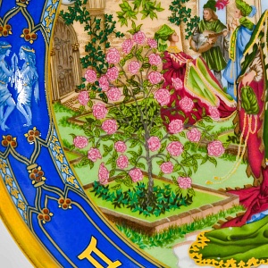 Коллекционная Фарфоровая тарелка "Любовь на все времена", Hutschenreuther Германия.